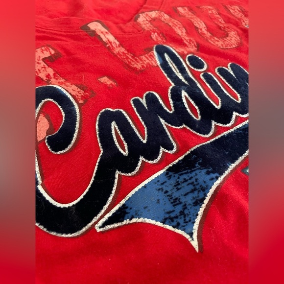 St. Louis Cardinals MLB Genuine Merchandise Women’s V-Neck Red T-shirt Small - Picture 5 of 13
